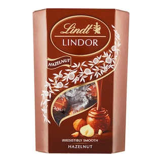 Lindt Lindor Čokoláda s lískovými ořechy a náplní