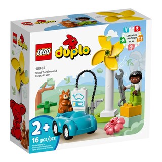 Lego Duplo Větrná turbína a elektromobil