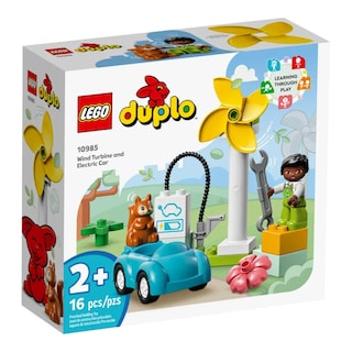 Lego Duplo Větrná turbína a elektromobil