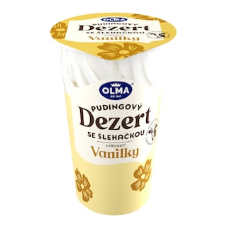 Olma Dezert pudinkový se šlehačkou vanilkový