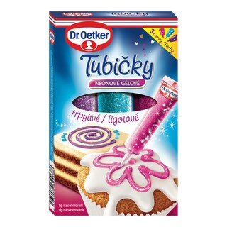 Dr. Oetker Tubičky neonové gelové