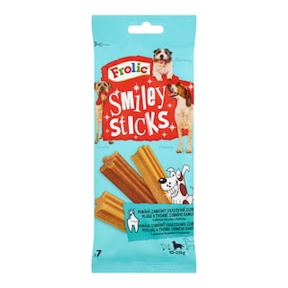 Frolic Smiley Sticks Tyčinky kuřecí a hovězí