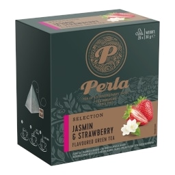 Perla Selection Zelený čaj jahoda & jasmín