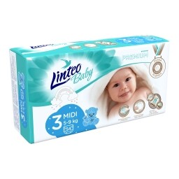 Linteo Baby Premium Midi dětské plenky