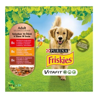 Friskies Adult multipack hovězí, kuřecí, jehněčí