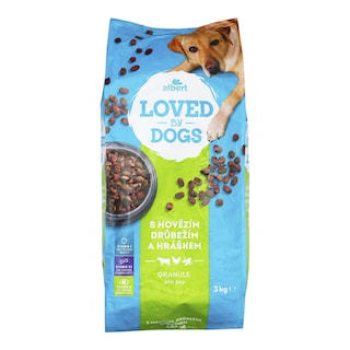 Love Pet Granule pro psy hovězí, drůbež a hrášek