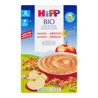 HiPP Bio Kaše mléčná ovesno-jablečná