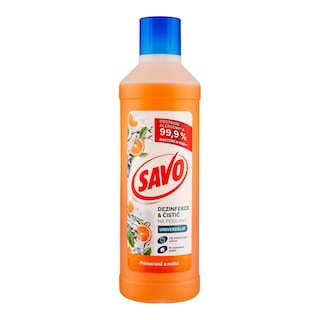 Savo Dezinfekce a čistič podlahy pomeranč, máta