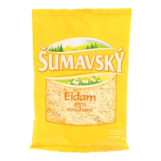Šumavský Eidam 45% strouhaný