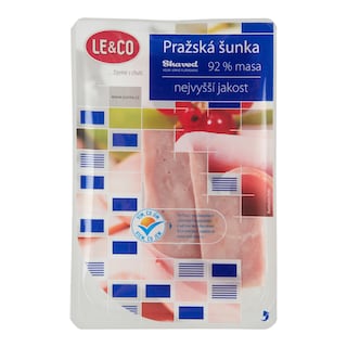 Le & Co Pražská šunka nejvyšší jakosti Shaved