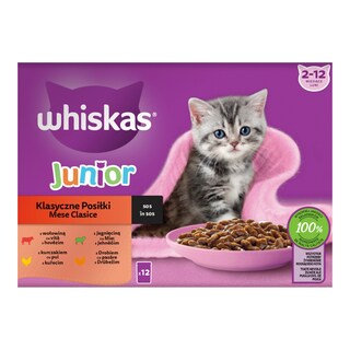 Whiskas Junior kapsičky ve šťávě
