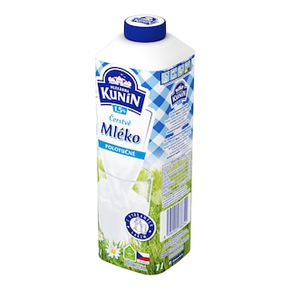 Mlékárna Kunín Čerstvé mléko polotučné