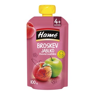 Hamé Ovocná svačinka broskev a jablko