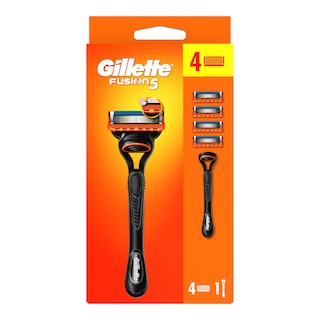 Gillette Fusion holící strojek +4 náhr. hlavice