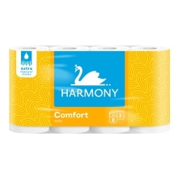 Harmony Comfort Toaletní papír 8 rolí, 2 vrstvý