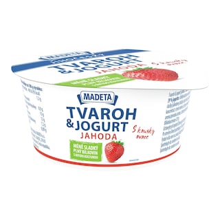 Madeta Jihočeský Tvaroh&jogurt jahoda