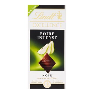 Lindt Excellence Hořká čokoláda hruška a mandle