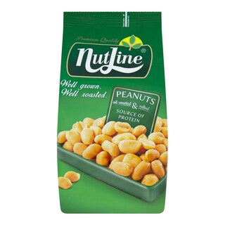 Nutline Loupané arašídy pražené a solené