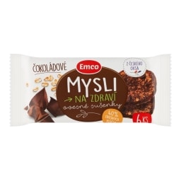 Emco Mysli na zdraví Ovesné sušenky čokoládové