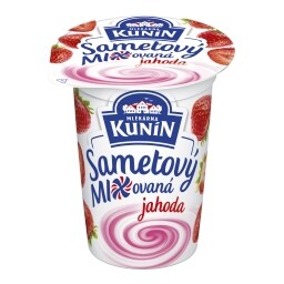 Kunín Sametový jogurt jahoda
