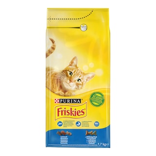 Friskies s lososem a zeleninou