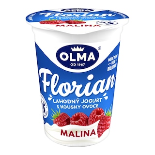 Olma Florian jogurt s kousky ovoce malina