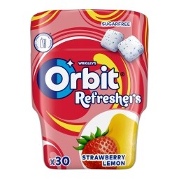 Orbit Refresher jahoda citron žvýkačky
