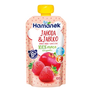 Hamánek Ovocná přenídávka jahoda a jablko