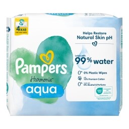 Pampers Aqua Harmonie dětské čisticí ubrousky