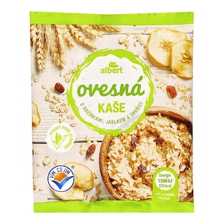 Albert Ovesná kaše jablko a skořice