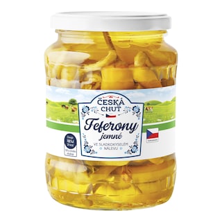 Cch jemné feferony 600/ jemné v nálevu