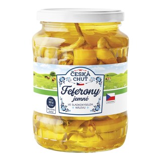 Cch jemné feferony 600/ jemné v nálevu