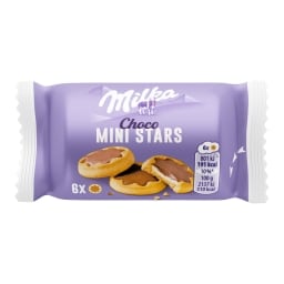 Milka Choco Mini Stars sušenky s čokoládou