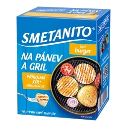 Smetanito na pánev a gril burger