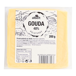 Albert Gouda 48% bloček