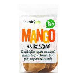 Country Life Bio Mango sušené plátky