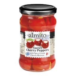Almito Sladké cherry papriky plněné sýrem