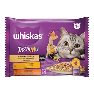 Whiskas Tasty Mix krémové menu ve šťávě