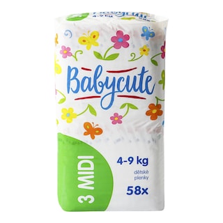 Babycute Dětské pleny Midi velikost 3
