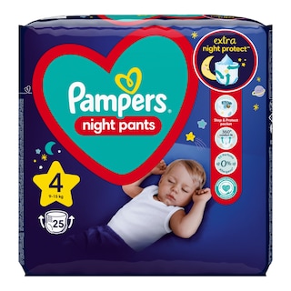 Pampers Night Pants Pleny kalhotkové, velikost 4