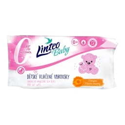 Linteo Baby Vlhčené ubrousky s měsíčkem lék.