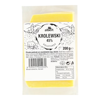 Albert Sýr Krolewski 45% bloček