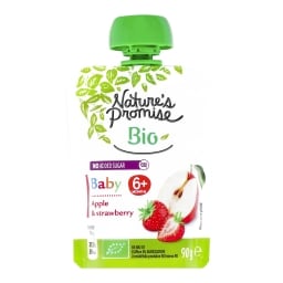 Nature's Promise Bio Baby Pyré jablko a jahoda