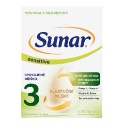 Sunar sensitive 3, mléčná výživa pro malé děti