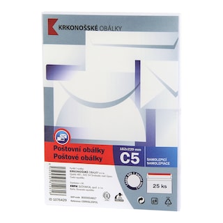 Poštovní obálka C5 samolepící