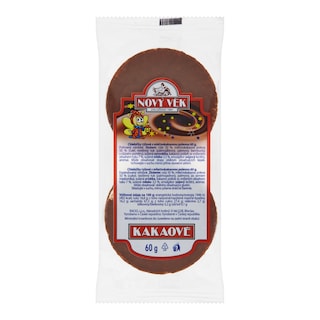 Nový věk Chlebíčky rýžové kakaové