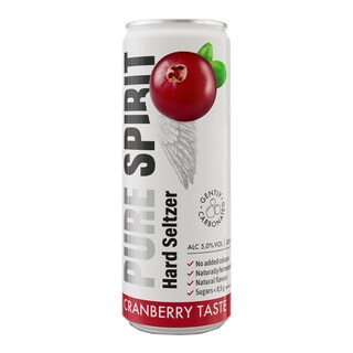 Pure Spirit Hard Seltzer Cranberry