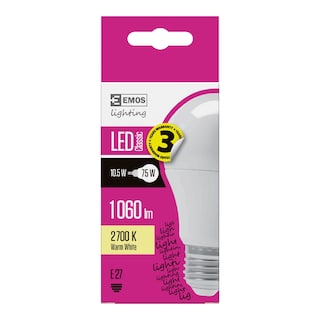 Emos LED Classic A60 10,5W E27 teplá bílá