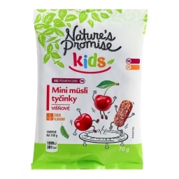 Nature's Promise Kids Müsli tyčinky višňové