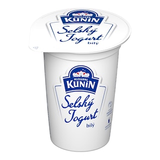 Mlékárna Kunín Selský jogurt bílý